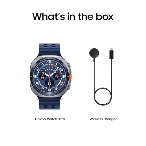 undefined Samsung Galaxy Watch Ultra (2025) 47mm LTE Smartwatch, Titanium Casing, Advanced Sleep Coaching, Running Coach, Energy Score, Heart Rate Tracking, GPS, Titanium Blue [US Version, 2 Yr Warranty] の商品画像 10