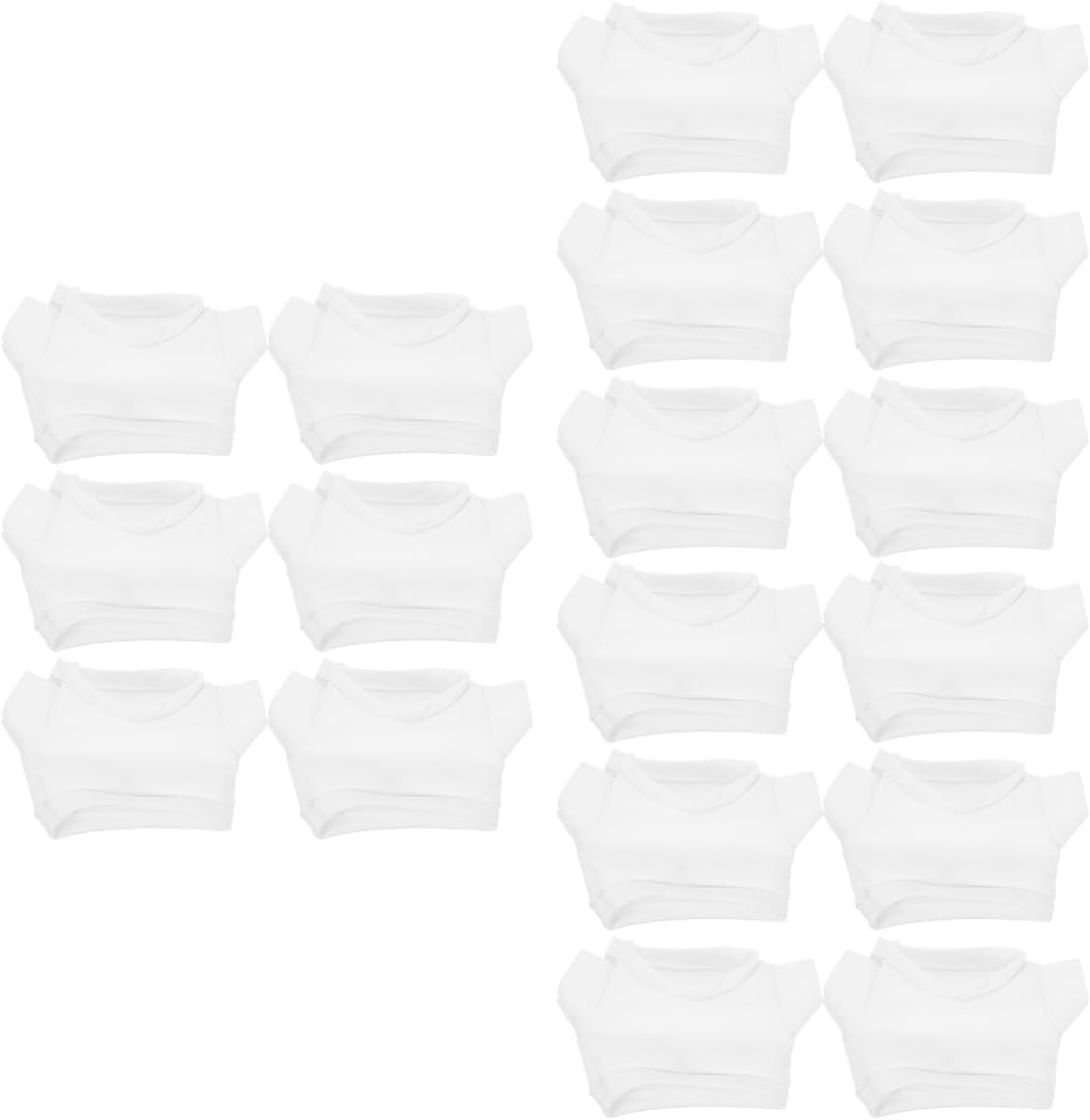Milisten 18pcs Doll T-Shirt for Bear Stuffed Animal Clothing Delicate Bear Decor Costumes