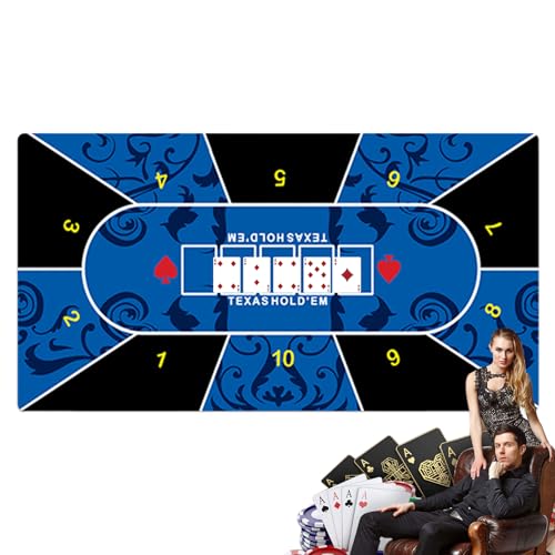 Tapis de poker de table Texas jeux de plateau tapis antidérapant