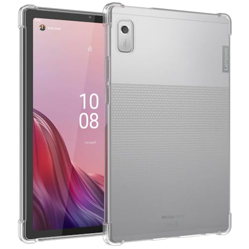 Callyue Case for Lenovo Tab M9 9-inch 2023 Release (Tab M9 TB310FU / TB310XU), Slim Light Soft TPU Side Corner Protective Cover for Lenovo Tab M9, Clear