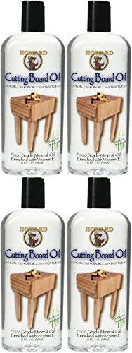 Howard Products Cutting Board Oil,12 Ounces, Pack of 5