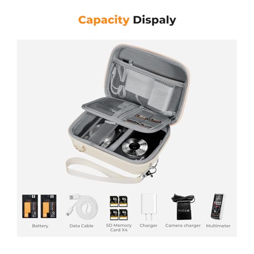 Image of K&F CONCEPT Carrying Case for Digital Camera, Hard Shell Protective Case