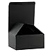 RUSPEPA Recycled Cardboard Gift Boxes - Small Gift Box with Lids for Craft, Cupcake and Cookies - 5"X5"X3" - 30 Pack - Black