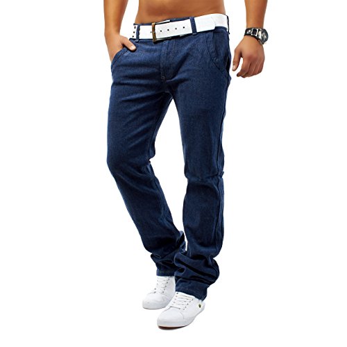 Uomini Chino Stretchhose Università ID1178 Slim