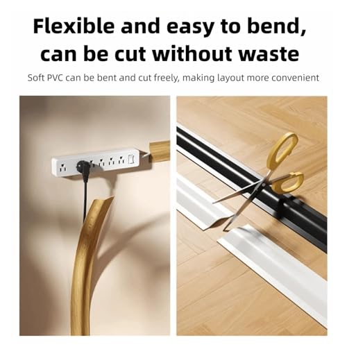 Pasacables cubierta de cable PVC para suelo de salon ideal para proteger a niños 7
