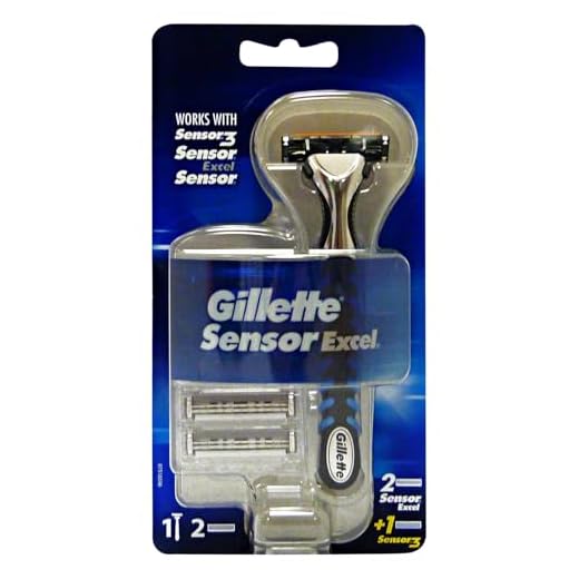 Gillette Sensor Excel Rakhyvel för Män med 3 Ersättningsblad