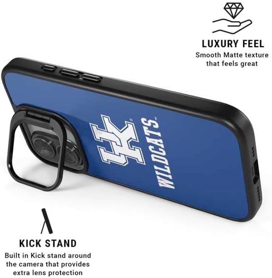 Skinit Kickstand Phone Case Compatible with iPhone 17 - Officially Licensed University of Kentucky UK Wildcats Design
