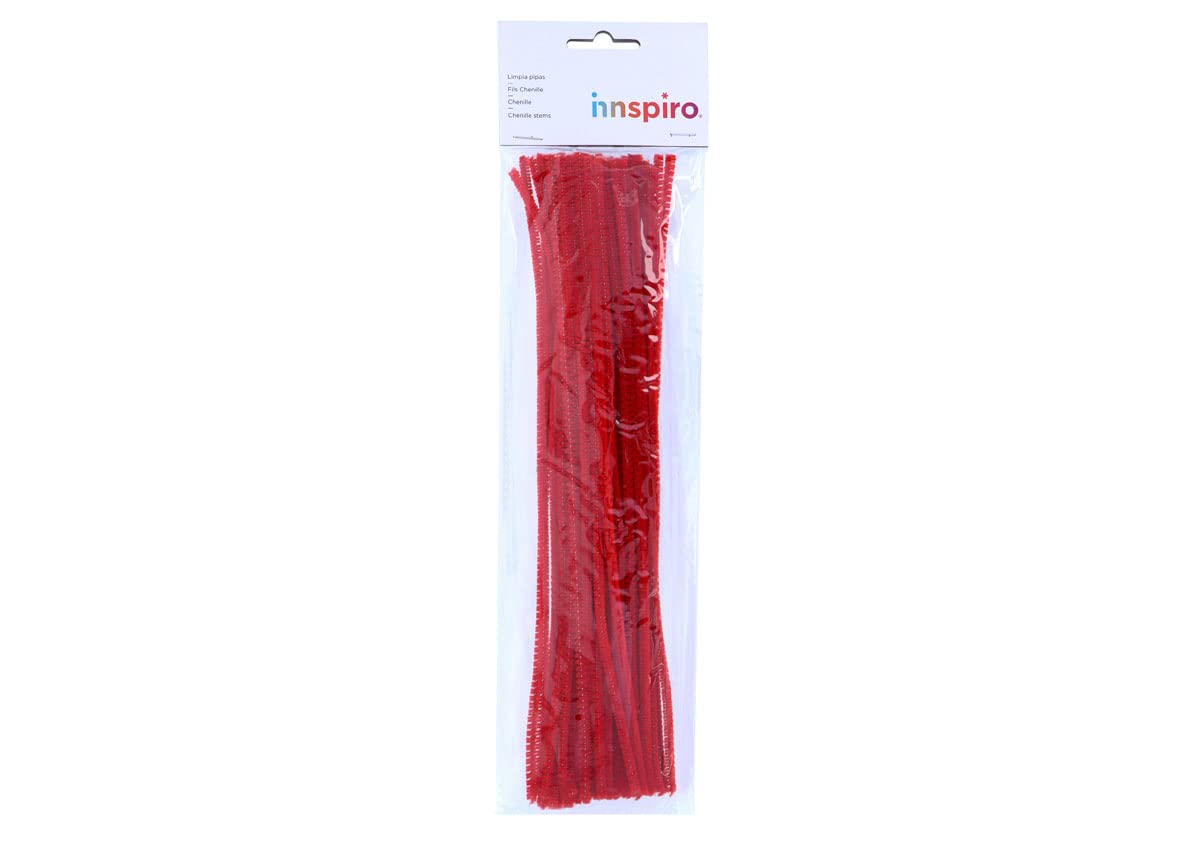 Chenilledraad Rood - 12 mm - 30 cm - 8 Stuks online kopen aan de goedkoopste prijs! - Ontdek ons groot assortiment