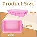 3 Pcs Plastic Sensory Bins-Portable Sandbox Container with Handle & Clear Lid-Stackable Play Tray for Kids Storage Sand,Toys & Crafts-Organizing Container for Home,Office and More(Green+Blue+Pink)