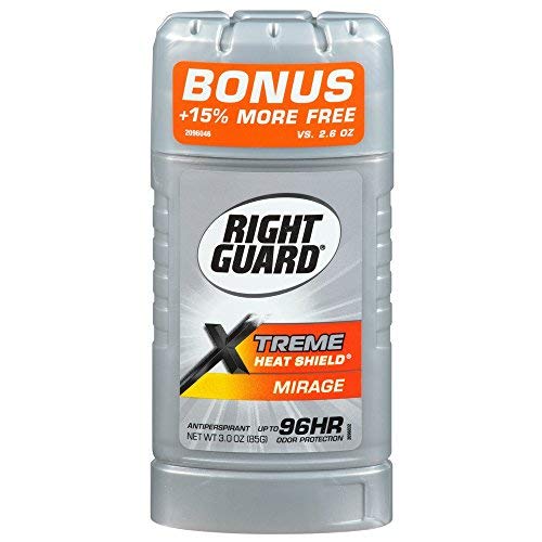 Right Guard Xtreme Heat Shield Invisible Solid Antiperspirant & Deodorant, Mirage 2.6 oz ( Pack of 3)