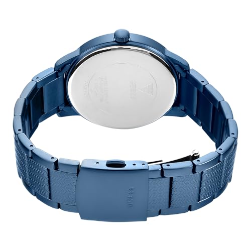 Image of Guess Round 42mm Blue Dial Analog Men Watch - U1362G4M