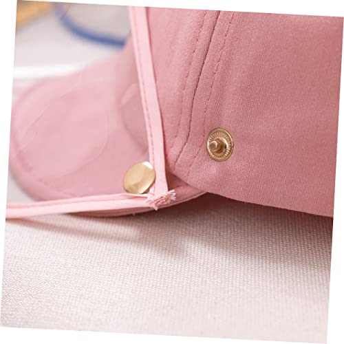 Mikikit Detachable Kids Sun Visor Hat Face Cover Protective Cap Solar Fan Hat for Outdoor Activities Travel (5-15 Months Kids)4