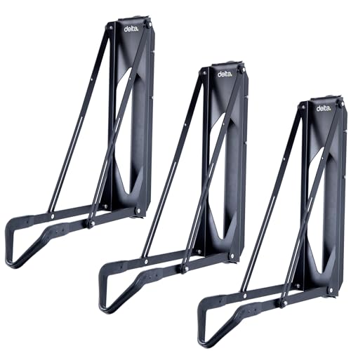 Image of Pivot Bike Storage Rack by Delta Cycle - Bike Rack Garage Wall Mount Swivels to Save Space - No Lifting Required Vertical Bike Rack - Indoor Bike Storage Wall Hanger Holds Up to 100 lbs