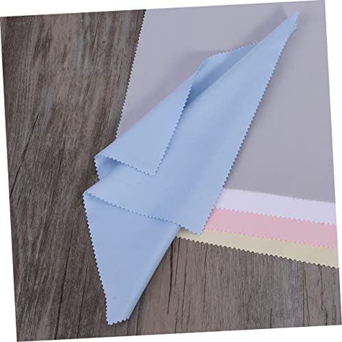 Hemoton 25 Unidades Pano De Limpeza De Lentes Lenços De Pano De Óculos Pano De Polimento De Prata La