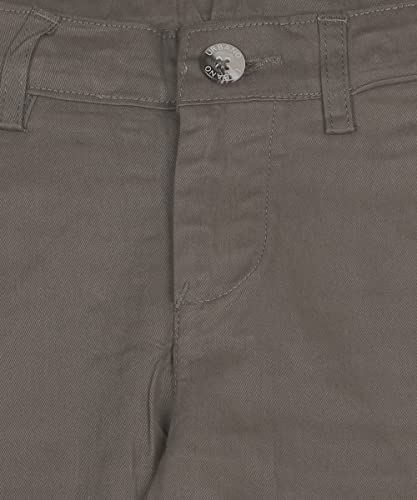 Image of Urbano Juniors Boy's Slim Fit Mid Rise Solid Chino Trouser Stretch