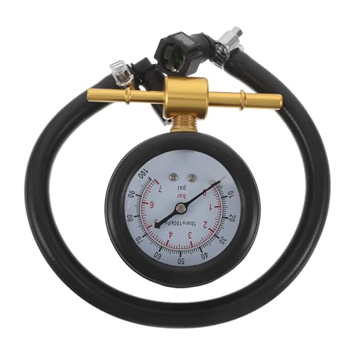 Mikinona Automotive Fuel Pressure Gauge for Car Gasoline Engine Testing Mechanical Oil Pressure Tool for Workshop Diagnostics Kit