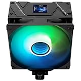 Thermalright Assassin Spirit 120 Vision ARGB Black CPU Cooler, Computer Heatsink Cooler,PC Display Screen CPU Cooling with 1.54in,240x240 Resolving Power,for AM4/AM5 and LGA1700/1851/115X