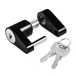 CZC AUTO Black Trailer Hitch Coupler Lock, Dia 1/4 Inch, 3/4 Inch Span for Tow Boat RV Truck Car's Coupler (1 Pack… - Image 7