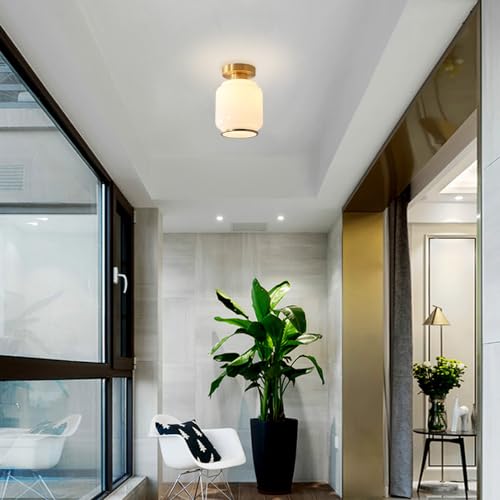 Plafonnier doré en verre XJBTBA pour illuminer votre salon et cuisine