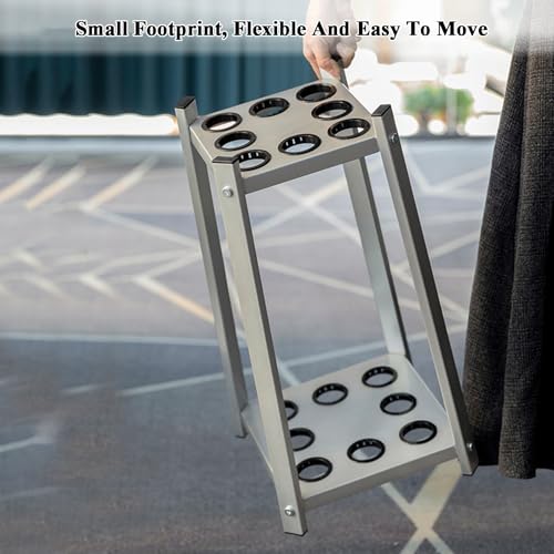 Support de queue de billard en fer robuste avec structure de sol stable - 8