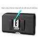 CoverON Holster for AirPods Holder Slot for iPhone 17 Air 17 Pro Max/16+ 15+ 16 15 Pro max/ 14 13 12 11 Plus Xs Pro Max, Cell Phone Case Belt Clip Leather Pouch (Fits Otterbox or Any Case on)