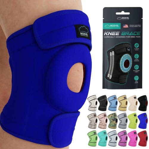 Modvel ELITE Knee Brace for Men &amp; Women – Patella Gel Pads &amp; Side Stabilizers for ACL, Meniscus Tear, Arthritis &amp; Injury Recovery – Maximum Support for Running, Sports &amp; Joint Pain Relief
