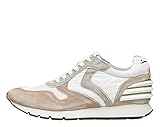 große gardinen clips Verschlussart: Schnürsenkel Weiße Gardine Liam Power-Sneakers aus Wildleder im Vintage-Stil und Nylon, Weiß - weiß - Größe: 46 EU