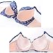 underwire Nighties Plus Size Women's Fashionable And Sexy Upper Support With Small Chest And Large Steel (Blue, 90B)