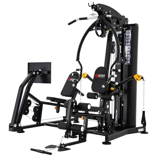 Altas Strength Multiple Function Home Gym Body Weight Training with Pulley Press Arm Butterfly Leg Developer Light Commercial Equipment 179B