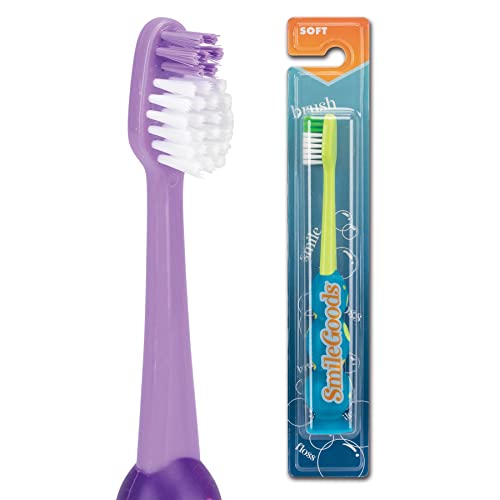 Brosses à dents SmileGoods Y292 de Practicon | Lot économique de 72 pièces