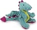 goDog Dragons with Chew Guard Technology Plush Dog Toy, Large, Turquoise (778006)