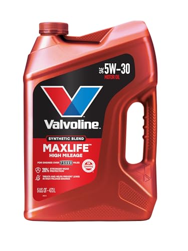 Valvoline MaxLife High Mileage 5W-30 Synthetic Blend Motor Oil 5