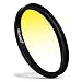 Produktbild CELLONIC® Farbverlauf Filter Gelb kompatibel mit Nikon Nikkor Ø 62mm Verlauffilter