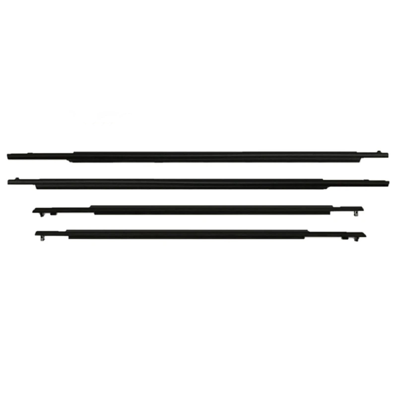 Glilar One Color Automotive Window Seals Compatible With Toyota For Prius 2010-2015 4Pcs Outer Windows Weatherstrip Sealing Belt Moulding Trim 7573047021