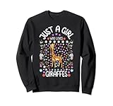 Photo Gallery giraffa floreale abbigliamento solo una ragazza che ama giraffe felpa Photo Gallery giraffa floreale abbigliamento solo una ragazza che ama giraffe felpa