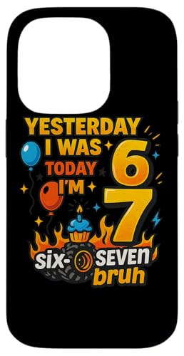 ̂6 傤7 Six Seven Bruh ~[ TVc o[Xf[ Gen Z Alpha X}zP[X iPhone 14 Pro p