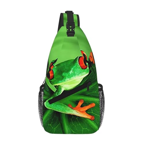 Sac bandoulière grenouille au design imprimé mignon et casual
