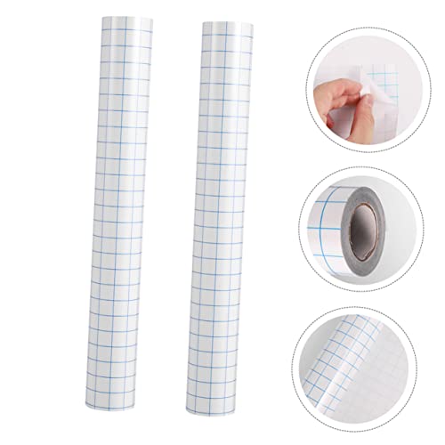 Operitacx 2 Rolos Transferência Adesiva Filme Transfer Para Vinil Guarnição Do Carro Adesiva Transpa