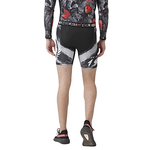 Image of USI UNIVERSAL Unbeatable Compression Fight Shorts Grey (X-Large)