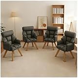 SIMPLE ET POLYVALENTE : Ce fauteuil pivotant à 360° allie charme rétro et esthétique moderne. Dans un bureau, en complément d'un bureau pour créer un espace de travail dédié, ou dans le salon comme fauteuil relax, il sublime l'ambiance de la pièce et s'harmonise avec différents styles de décoration.