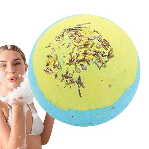 baño naturales - Bolasal baño flores secas con bomba ducha,Baño burbujas efervescente con aroma natural, bomba ducha Bathbomb para Navidad, regalo baño para Chaies