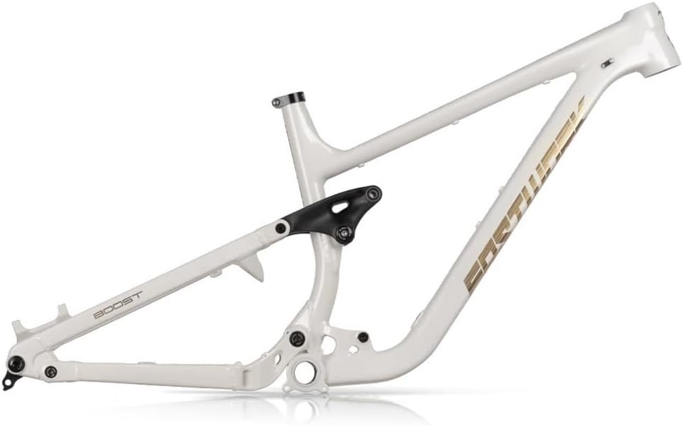 15.7" 16.5" 17.3" Mountain Bike Soft Tail Frame 27.5er 29er Full Suspension Enduro Frame Aluminium Alloy Bike Frame Travel 167mm 12 * 148mm Boost Thru Axle Disc Brake(White,29 * 15.7")