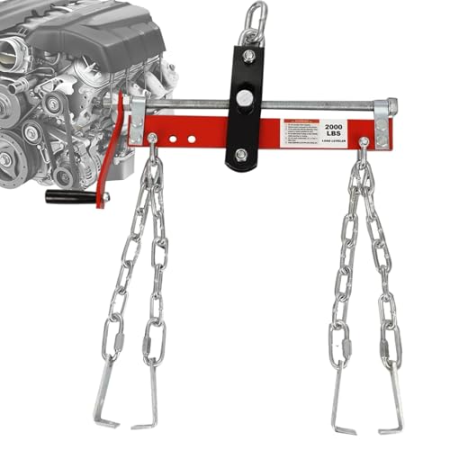 Engine Leveler, Shop Crane Cherry Picker Leveler, Engine Adjustable Handle 0.9 Ton Capacity for Shop Crane Accessory