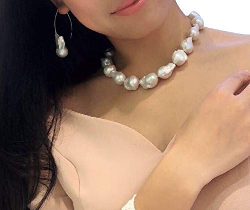 Collier de perles énormes d'eau douce : le cadeau d'anniversaire baroque idéal