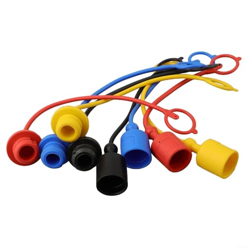 Image of 4 Pairs Cap with Cover Fit For for ISO7241-A (ISO-A) series Hydraulic Quick Coupler, Hydraulic Quick Coupler Cap & Set(1 /4)
