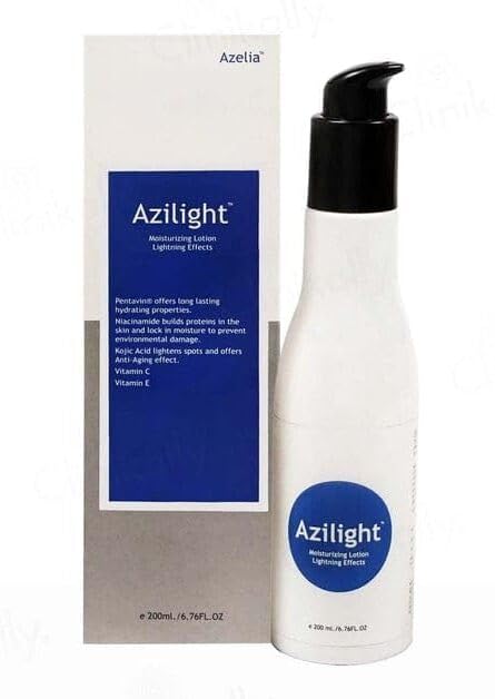 Azilight Moisturizing Lotion With Kojic acid | Niacinamide, Vitamin C & E | Offers Deep Hydration | Evens Skin Tone | Reduces Dark Spots | Enhances Radiance | Suitable For All Skin Types (100ml)