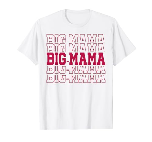 Cute Personalized Big-Mama Birthday Matching Family T-Shirt
