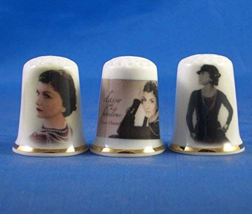 BirchcroftPorcelain China Collectable Thimbles - Set of Three Coco Chanel