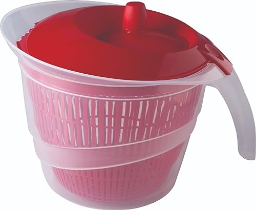 Seca Salada Centrífuga 2.8 L Verduras Folhas Frutas Manual