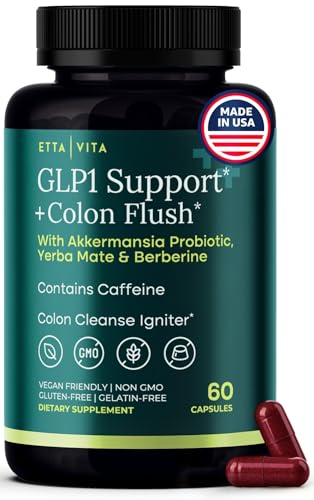 Colon Cleanse + GLP-1 Support Supplement for Weight Loss &